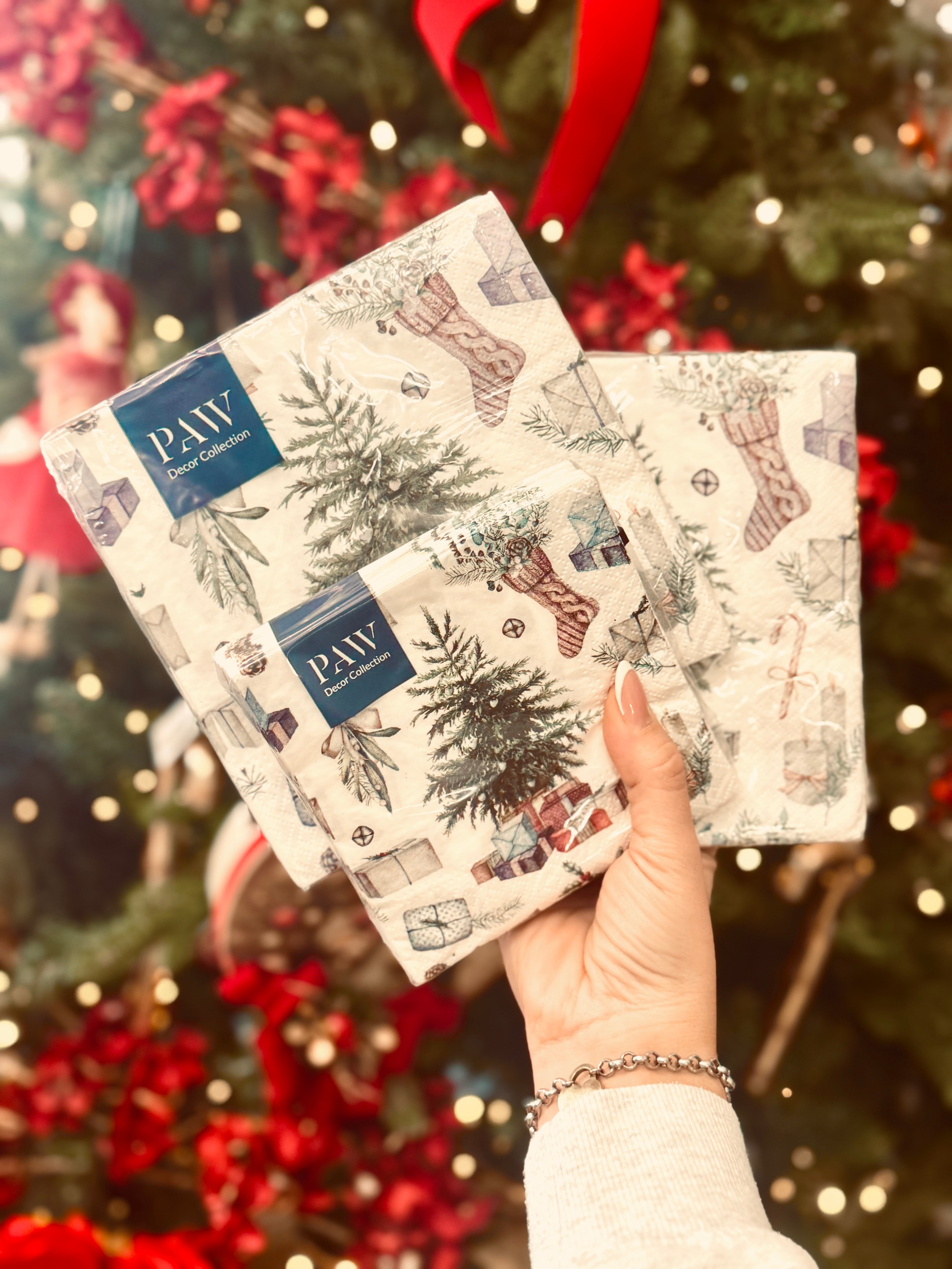 Tovaglioli Albero Natale