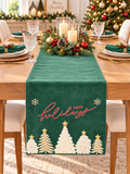 Runner ricamato “Chalet”