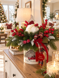 Centrotavola Natalizio Santa Claus – Christmas Farmhouse MEDIO