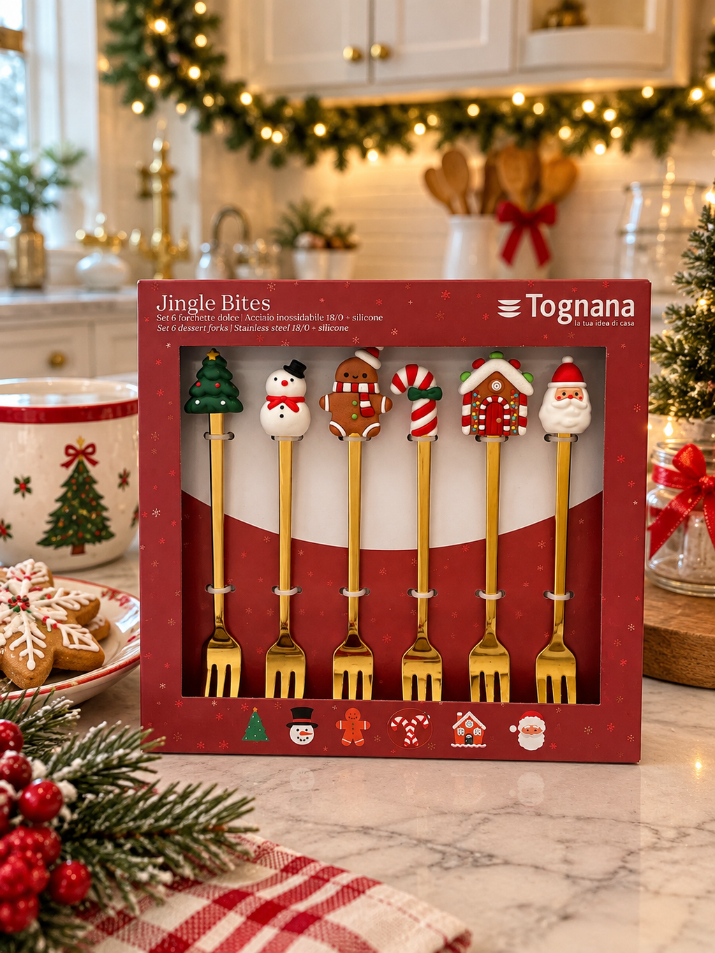 Forchettine Jingle Bites Setx6